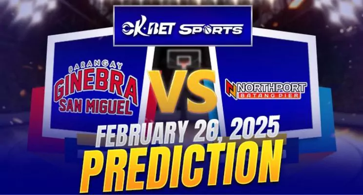 a logo of northport vs ginebra pba semifinals game 2