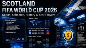 Scotland FIFA World Cup 2026 Coach, Schedule, History & Star Player