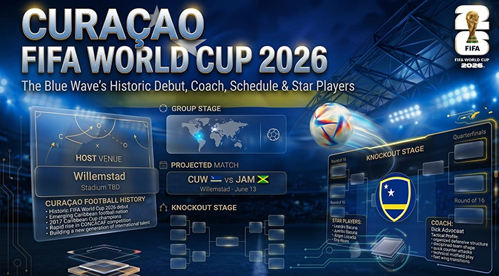 Curaçao FIFA World Cup 2026_ The Blue Wave's Historic Debut, Coach, Schedule & Star Players